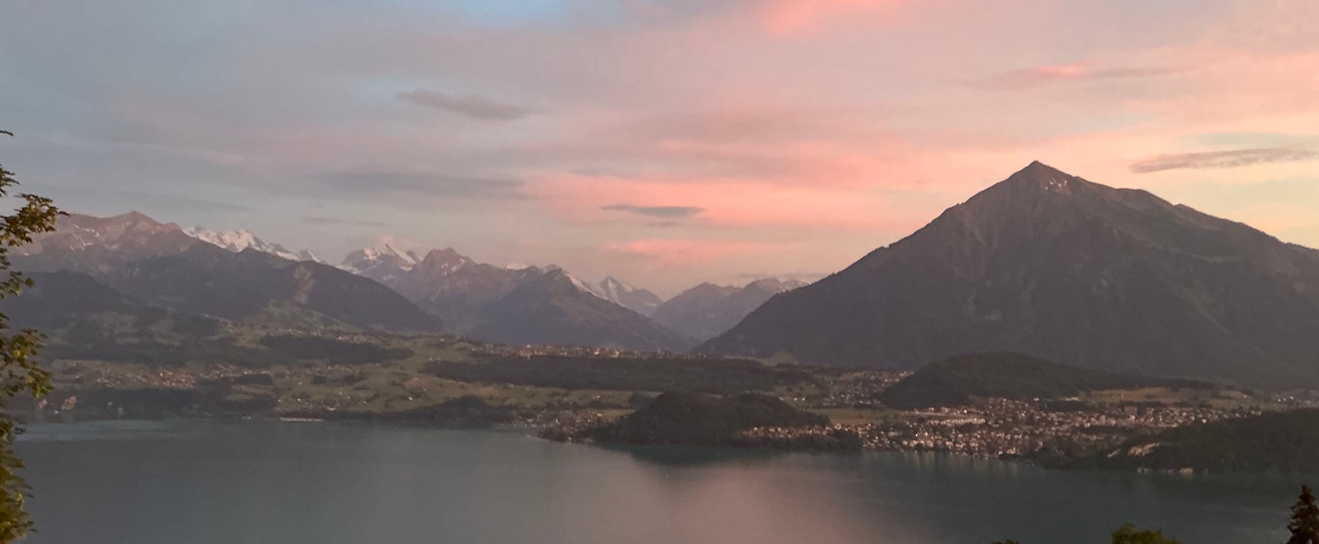 Janial Plattform: Ausblick von der Terrasse